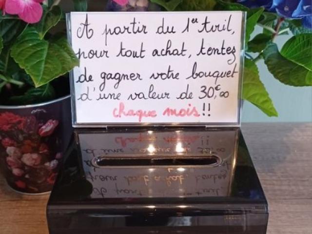 JEUX CONCOURS :  Gagnez votre bouquet de fleurs chez votre fleuriste de Giberville